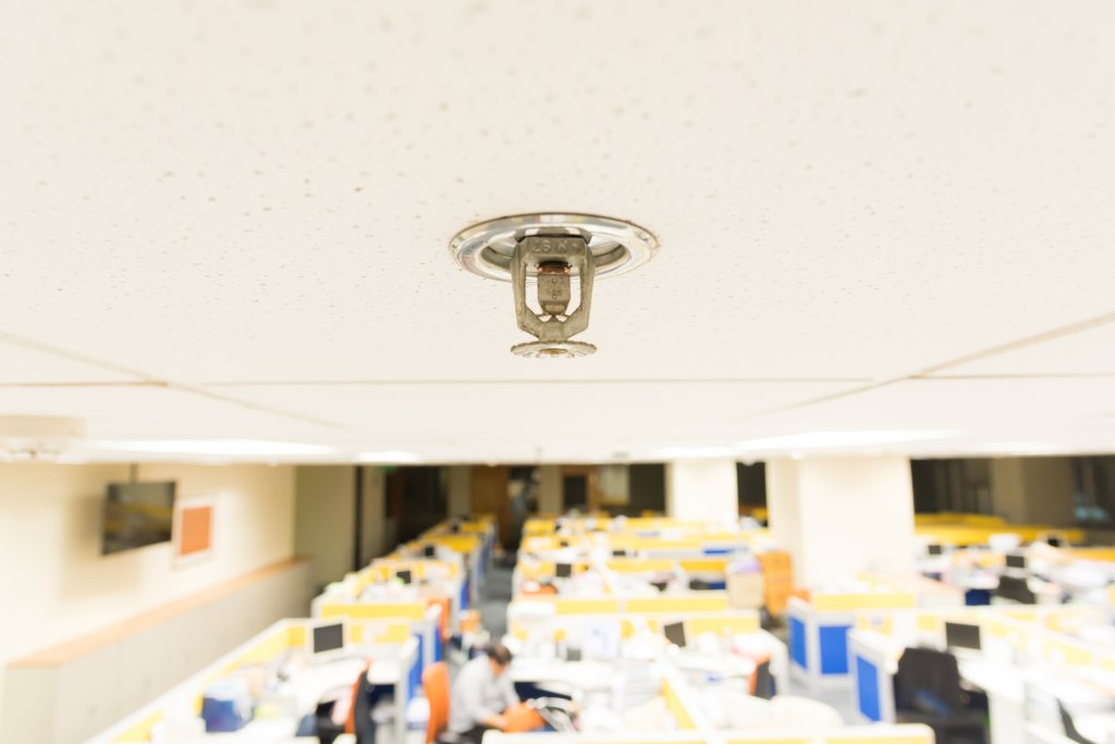 fire sprinkler in office