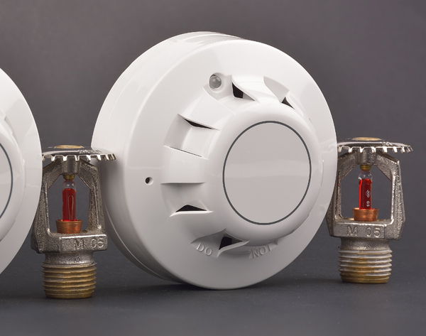 Smoke alarm and fire sprinklers used in our fire sprinkler services in Mesa, AZ