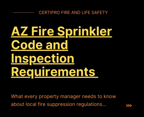 AZ Fire Sprinkler Code and Inspection Requirements
